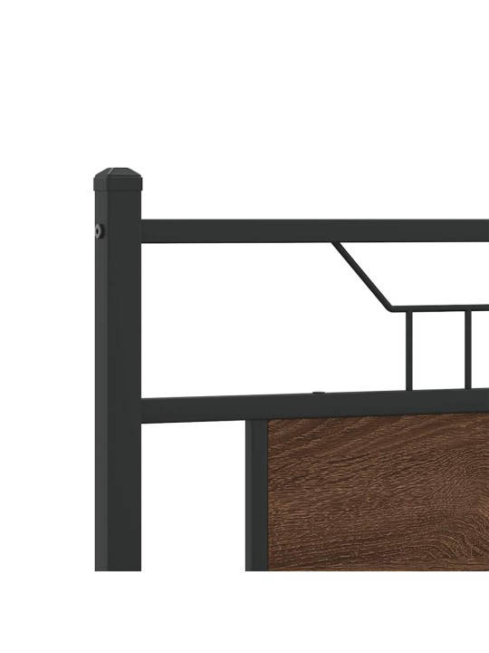 VOODIRAAM ILMA MADRATSITA PRUUN TAMM 140X200 CM TEHISPUIT