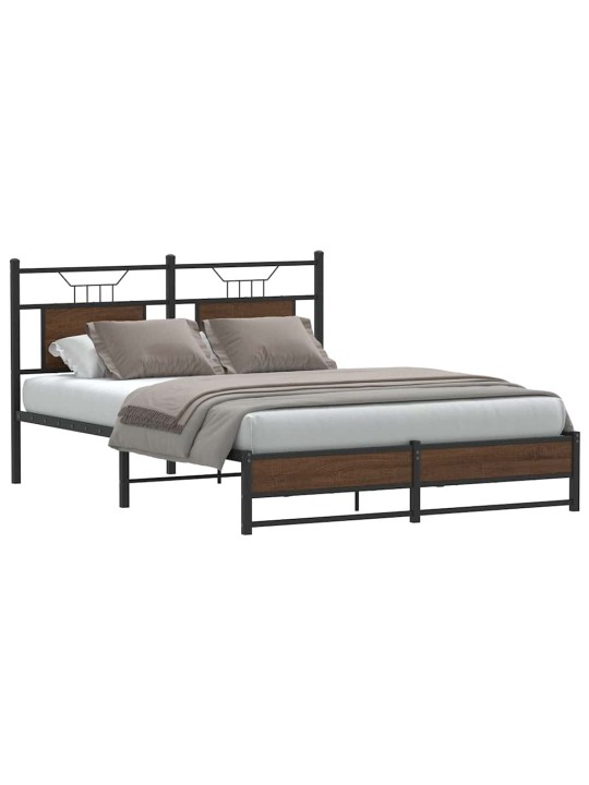 VOODIRAAM ILMA MADRATSITA PRUUN TAMM 140X200 CM TEHISPUIT