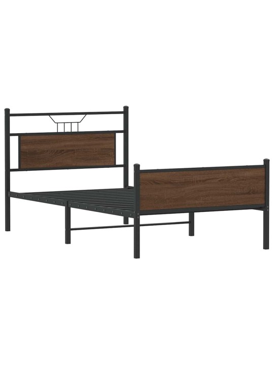 VOODIRAAM ILMA MADRATSITA, PRUUN TAMM, 107X203 CM, TEHISPUIT