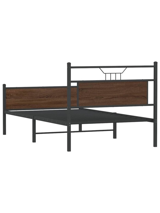 VOODIRAAM ILMA MADRATSITA, PRUUN TAMM, 107X203 CM, TEHISPUIT