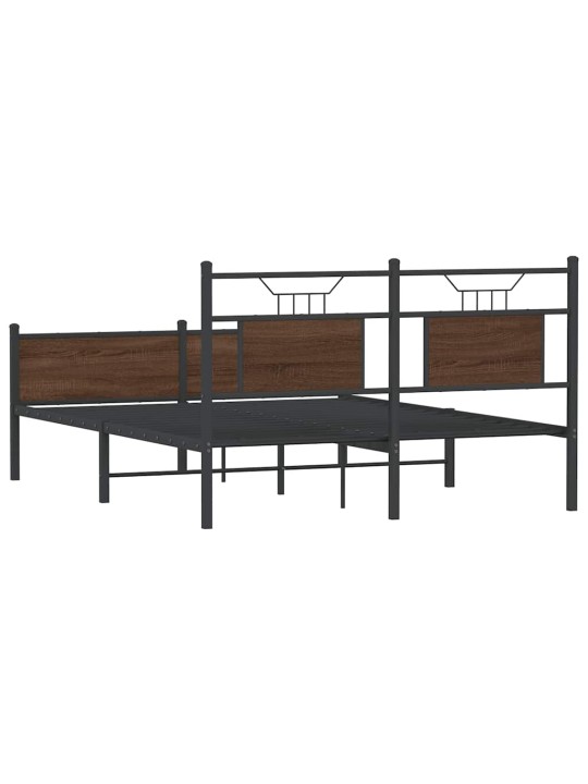VOODIRAAM ILMA MADRATSITA PRUUN TAMM 137X190 CM TEHISPUIT