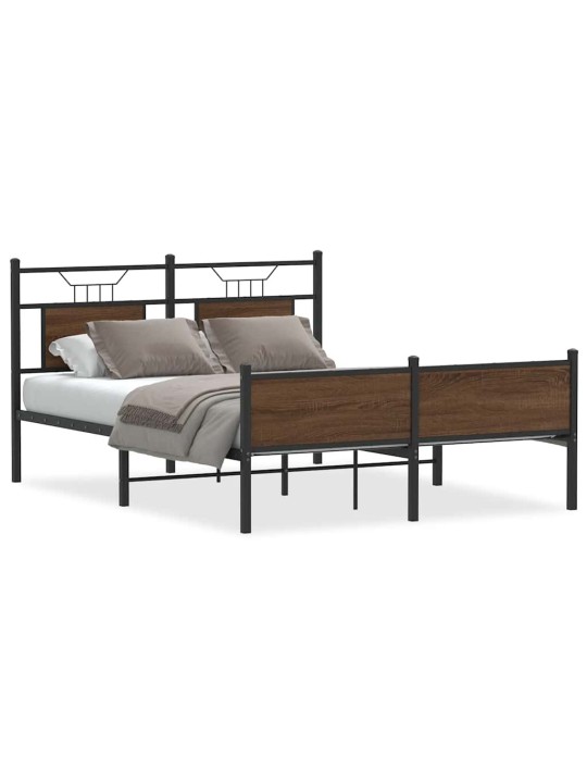 VOODIRAAM ILMA MADRATSITA PRUUN TAMM 140X200 CM TEHISPUIT
