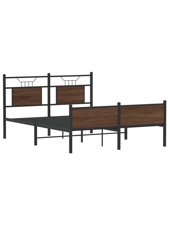 VOODIRAAM ILMA MADRATSITA PRUUN TAMM 140X200 CM TEHISPUIT