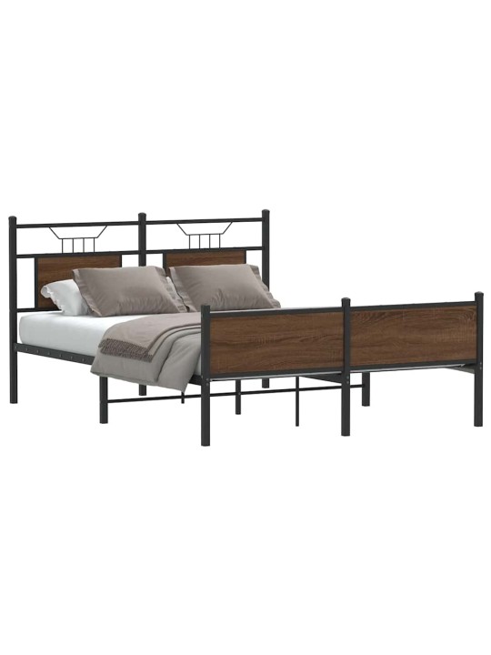 VOODIRAAM ILMA MADRATSITA PRUUN TAMM 140X200 CM TEHISPUIT