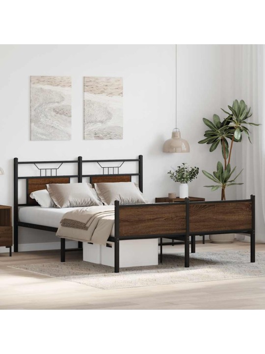 VOODIRAAM ILMA MADRATSITA PRUUN TAMM 150X200 CM TEHISPUIT