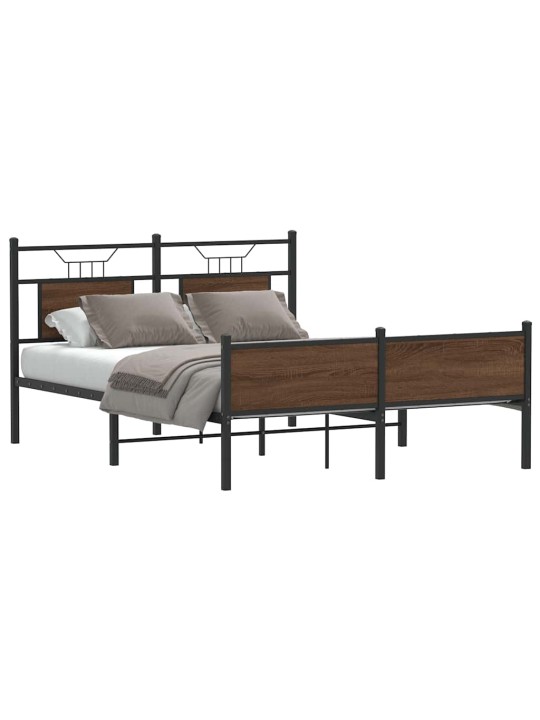 VOODIRAAM ILMA MADRATSITA PRUUN TAMM 150X200 CM TEHISPUIT