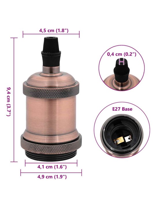 LAMBIHOIDJAD 2 TK RED BRONZE E27