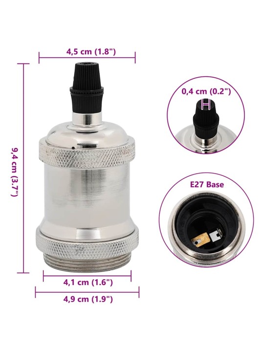 LAMBIHOIDJAD 2 TK SATIN NICKEL E27