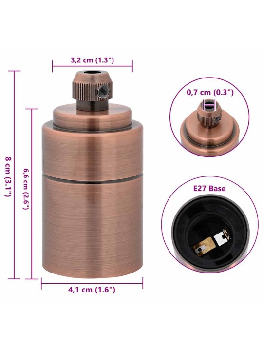 LAMBIHOIDJAD 2 TK RED BRONZE E27