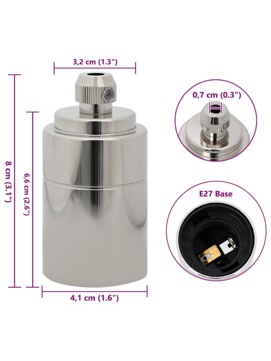 LAMBIHOIDJAD 2 TK SATIN NICKEL E27