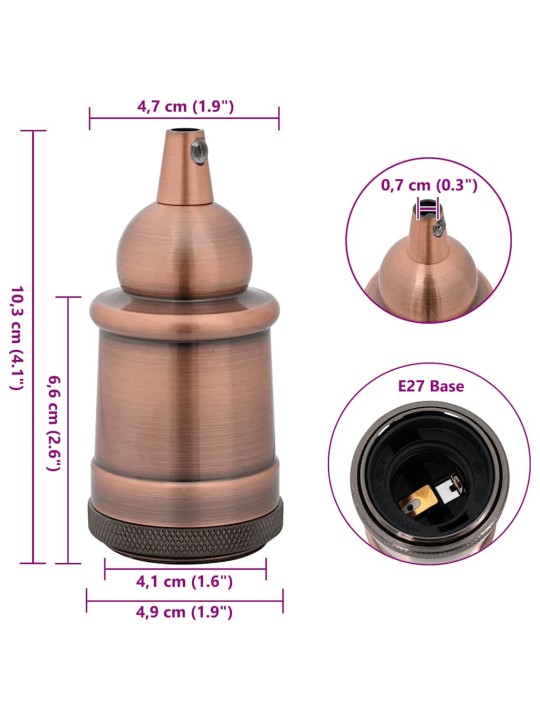 LAMBIHOIDJAD 2 TK RED BRONZE E27