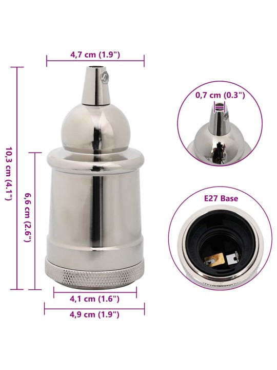 LAMBIHOIDJAD 2 TK SATIN NICKEL E27