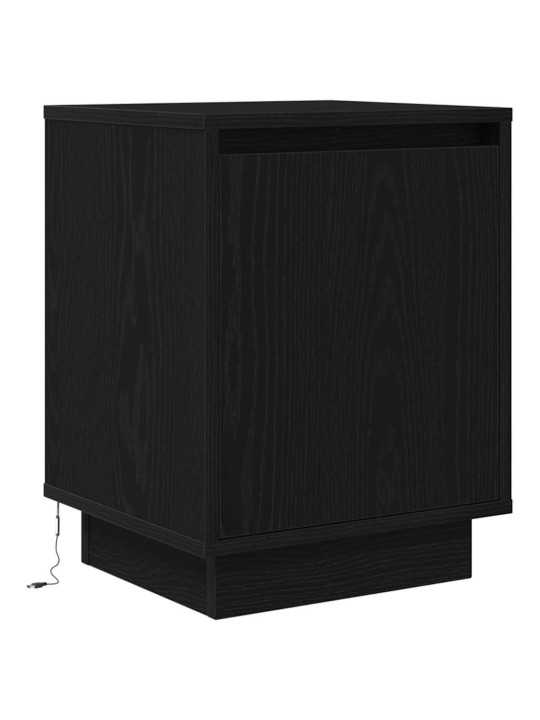 ÖÖKAPP LED-TULEDEGA, MUST, 38X34X50 CM
