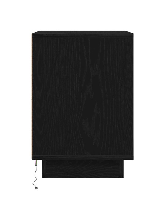 ÖÖKAPP LED-TULEDEGA, MUST, 38X34X50 CM