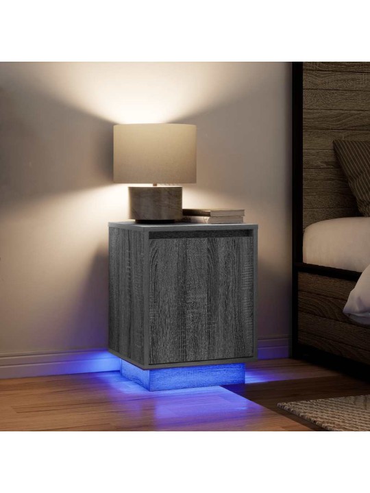 ÖÖKAPP LED-TULEDEGA, HALL SONOMA TAMM, 38X34X50 CM