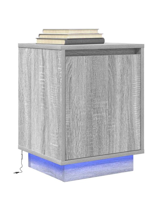 ÖÖKAPP LED-TULEDEGA, HALL SONOMA TAMM, 38X34X50 CM