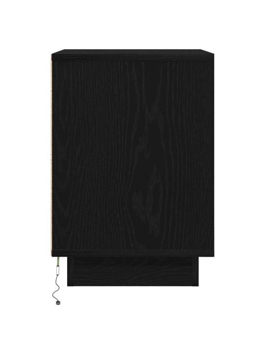 ÖÖKAPP LED-TULEDEGA, MUST, 38X34X50 CM