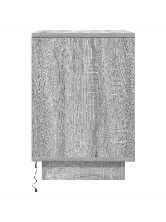 ÖÖKAPP LED-TULEDEGA, HALL SONOMA TAMM, 38X34X50 CM
