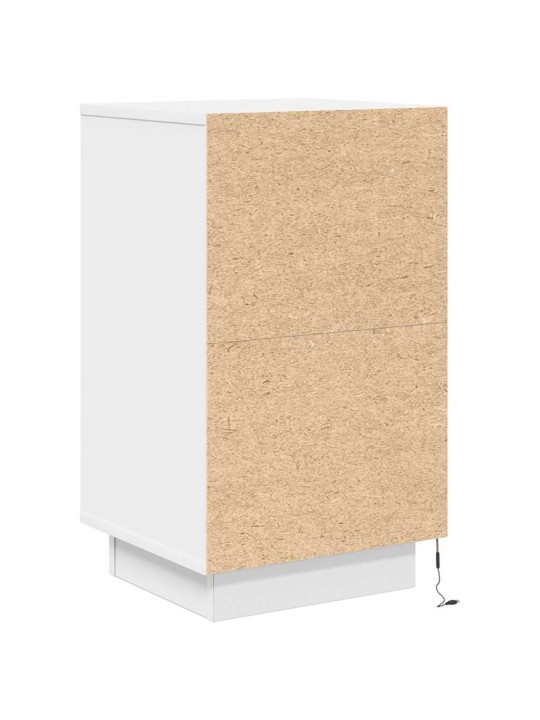 ÖÖKAPP LED-TULEDEGA, VALGE, 38X34X65 CM