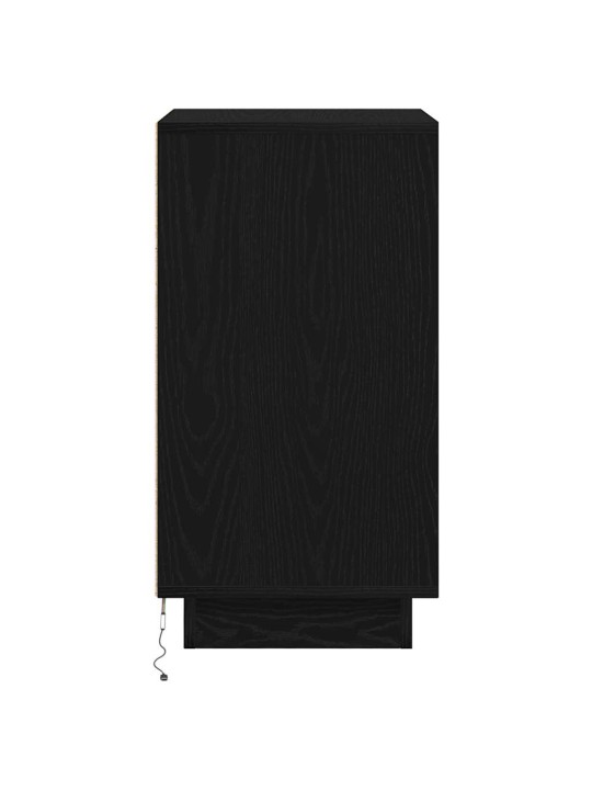 ÖÖKAPP LED-TULEDEGA, MUST, 38X34X65 CM