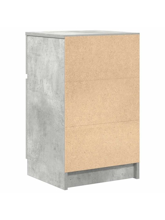 ÖÖKAPID 2 TK, BETOONHALL, 39X35X65 CM, TEHISPUIT