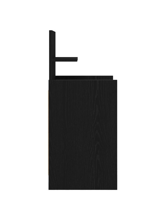 ÖÖKAPP, 2 SAHTLIGA, MUST, 38X34X80 CM