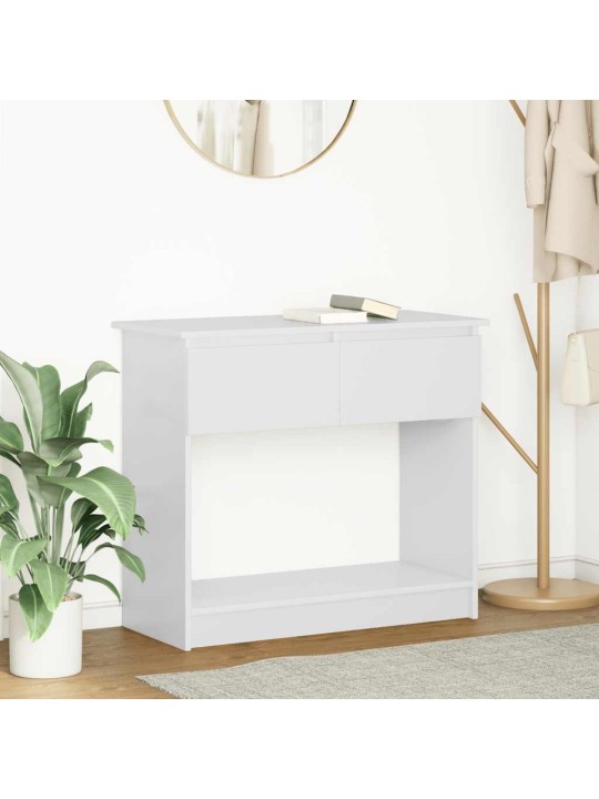 KONSOOLLAUD SAHTLITEGA, VALGE, 85,5X38,5X74,5 CM