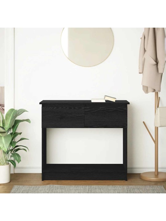 KONSOOLLAUD SAHTLITEGA, MUST, 85,5X38,5X74,5 CM