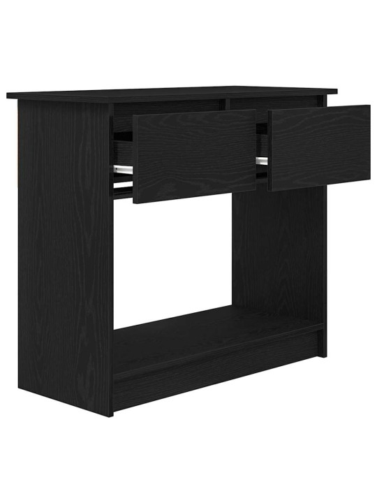 KONSOOLLAUD SAHTLITEGA, MUST, 85,5X38,5X74,5 CM