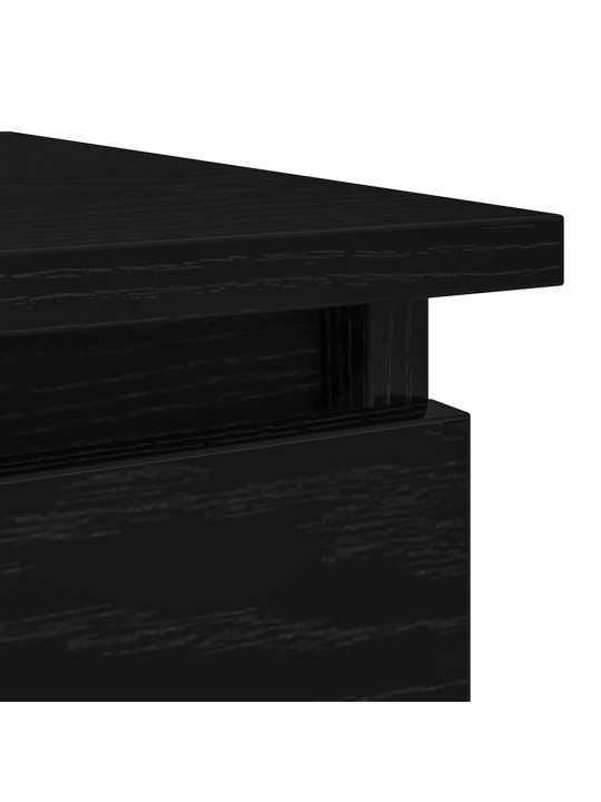 KONSOOLLAUD SAHTLITEGA, MUST, 85,5X38,5X74,5 CM