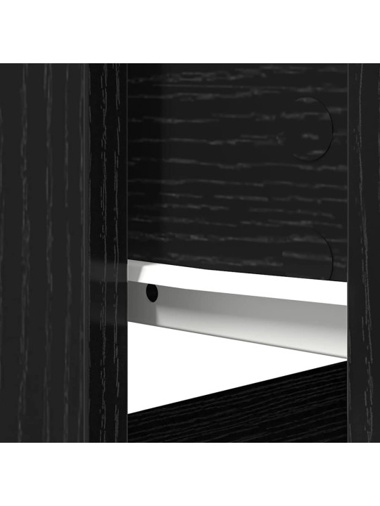 KONSOOLLAUD SAHTLITEGA, MUST, 85,5X38,5X74,5 CM