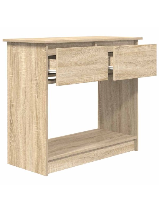 KONSOOLLAUD SAHTLITEGA, SONOMA TAMM, 85,5X38,5X74,5 CM