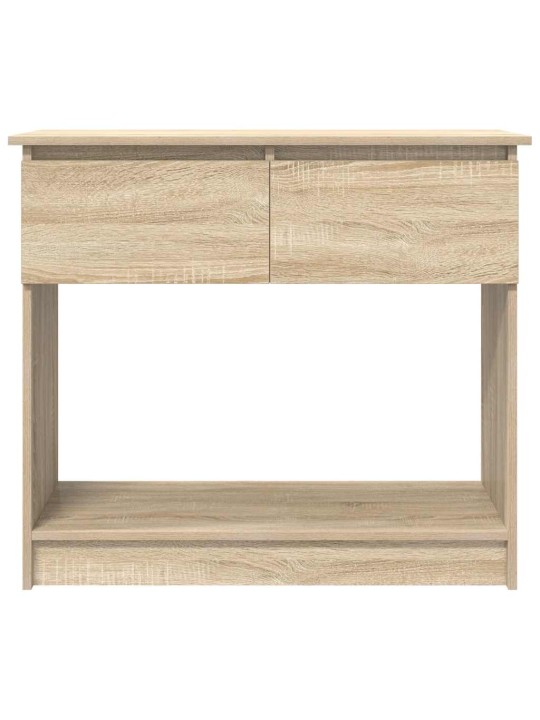 KONSOOLLAUD SAHTLITEGA, SONOMA TAMM, 85,5X38,5X74,5 CM