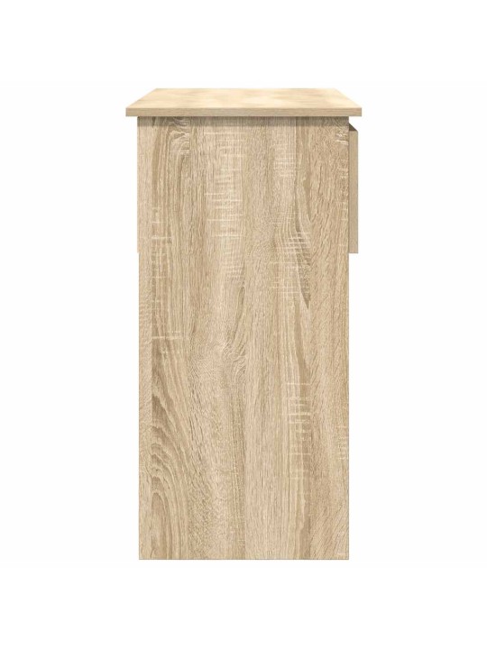 KONSOOLLAUD SAHTLITEGA, SONOMA TAMM, 85,5X38,5X74,5 CM