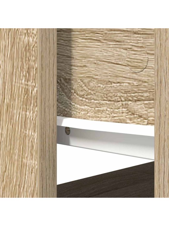 KONSOOLLAUD SAHTLITEGA, SONOMA TAMM, 85,5X38,5X74,5 CM