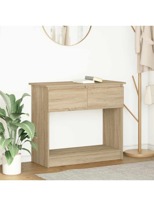 KONSOOLLAUD SAHTLITEGA, SONOMA TAMM, 85,5X38,5X74,5 CM