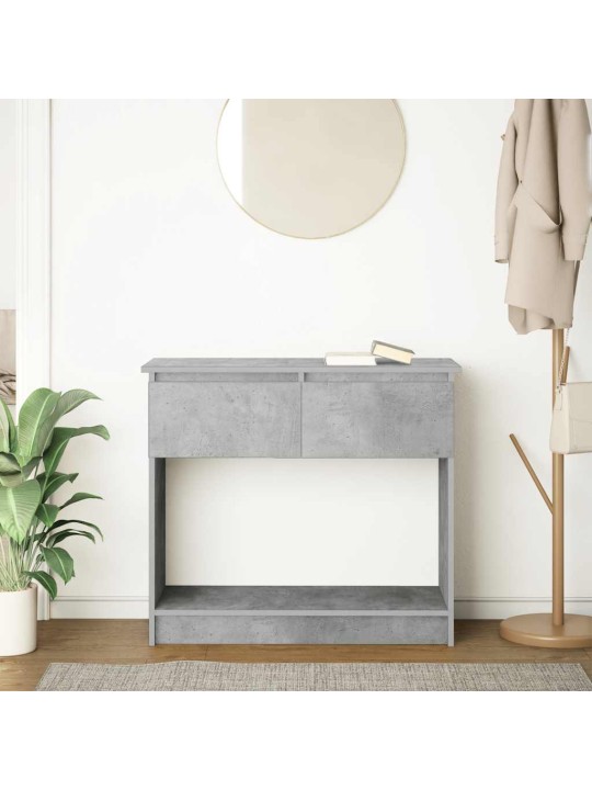 KONSOOLLAUD SAHTLITEGA, BETOONHALL, 85,5X38,5X74,5 CM