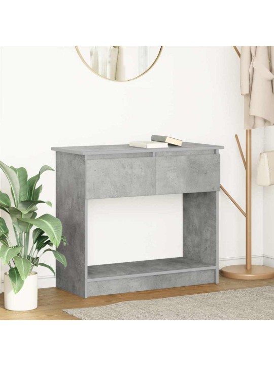 KONSOOLLAUD SAHTLITEGA, BETOONHALL, 85,5X38,5X74,5 CM