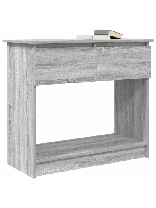 KONSOOLLAUD SAHTLITEGA, HALL SONOMA TAMM, 85,5X38,5X74,5 CM