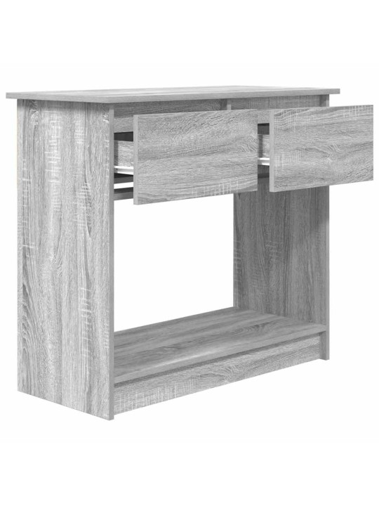 KONSOOLLAUD SAHTLITEGA, HALL SONOMA TAMM, 85,5X38,5X74,5 CM