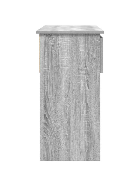 KONSOOLLAUD SAHTLITEGA, HALL SONOMA TAMM, 85,5X38,5X74,5 CM