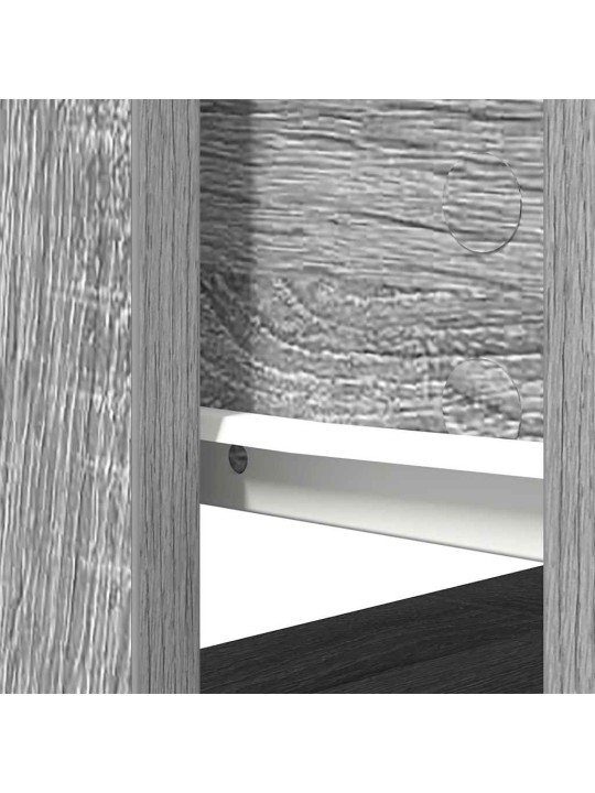 KONSOOLLAUD SAHTLITEGA, HALL SONOMA TAMM, 85,5X38,5X74,5 CM