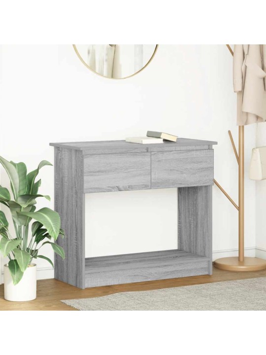 KONSOOLLAUD SAHTLITEGA, HALL SONOMA TAMM, 85,5X38,5X74,5 CM