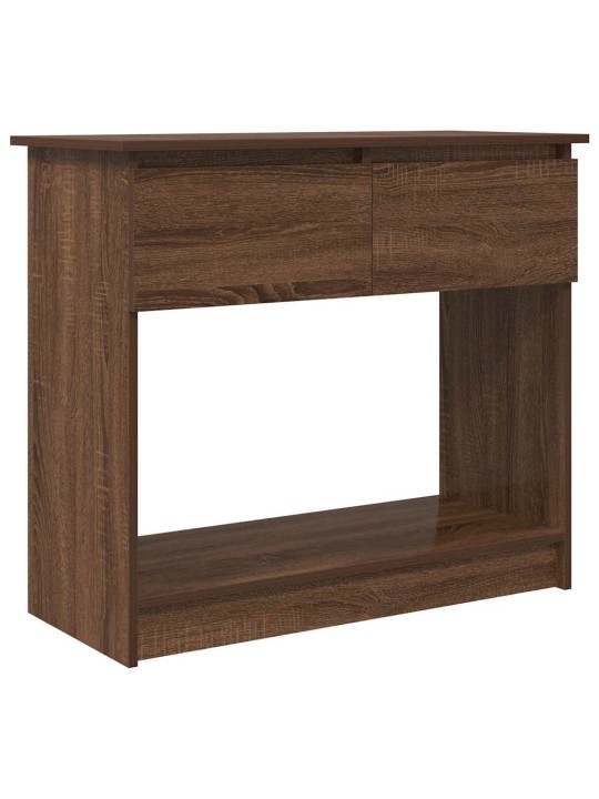 KONSOOLLAUD SAHTLITEGA, PRUUN TAMM, 85,5X38,5X74,5 CM