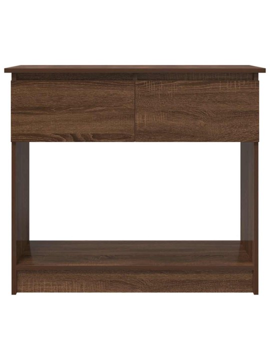 KONSOOLLAUD SAHTLITEGA, PRUUN TAMM, 85,5X38,5X74,5 CM