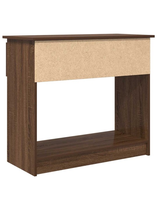 KONSOOLLAUD SAHTLITEGA, PRUUN TAMM, 85,5X38,5X74,5 CM