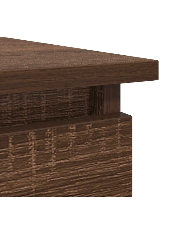 KONSOOLLAUD SAHTLITEGA, PRUUN TAMM, 85,5X38,5X74,5 CM