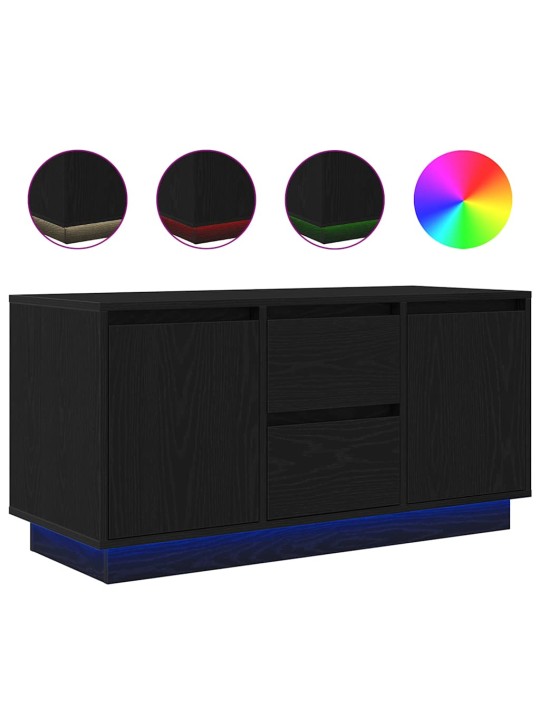 LED-TULEDEGA TELERIKAPP, MUST, 100X41X50 CM