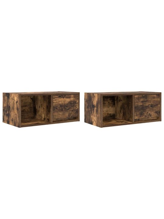 TELERIKAPID 2 TK, SUITSUTATUD TAMM, 60X31X25,5 CM, TEHISPUIT
