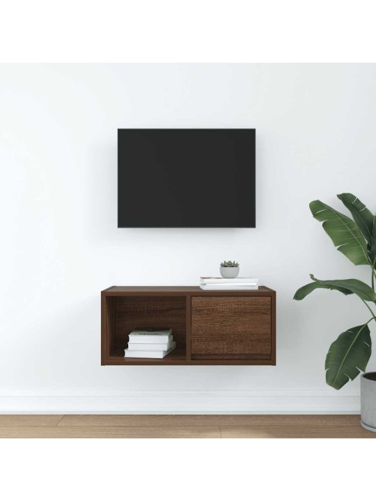 TELERIKAPP, PRUUN TAMM, 60X31X25,5 CM, TEHISPUIT